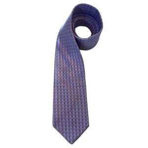 Ted Baker Purple and Grey Silk Tie